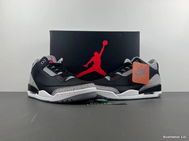 Boostmaster lin Black 3 Jordan Air DN3707-010 Cement 0804